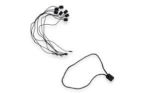 SECURITY LOOP CORDS BLACK 20cm SET/1000